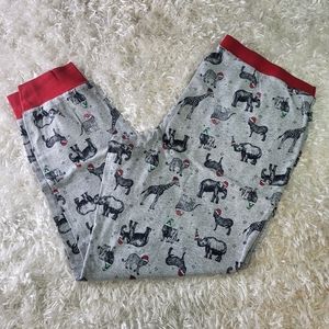 Wondershop Christmas Animals Women's Pajama Pants, Gray, XXL